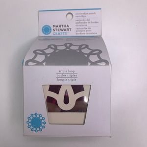 Martha Stewart Triple Loop Circle Edge Punch Paper Crafts Card Scrapbooking NEW